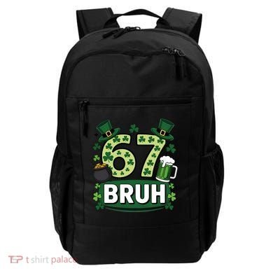 St Patrick’s Day 67 Bruh Viral Meme 6-7 Backpack