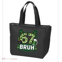 St Patrick’s Day 67 Bruh Viral Meme 6-7 Tote Bag thumb 3