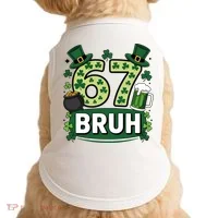 St Patrick’s Day 67 Bruh Viral Meme 6-7 Doggie Tank thumb 0