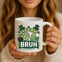 St Patrick’s Day 67 Bruh Viral Meme 6-7 Coffee Mug thumb 3