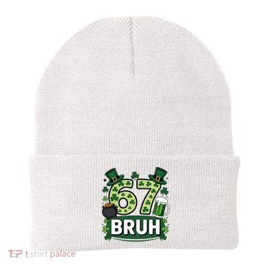 St Patrick’s Day 67 Bruh Viral Meme 6-7 Beanie