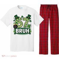 St Patrick’s Day 67 Bruh Viral Meme 6-7 Pajama Set thumb 0