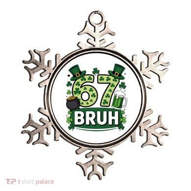 St Patrick’s Day 67 Bruh Viral Meme 6-7 Ornament
