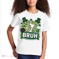 St Patrick’s Day 67 Bruh Viral Meme 6-7 Kids T-Shirt thumb 2