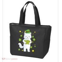 St Patrick's Day Cat Leprechaun Cat Lover Shamrock Tote Bag thumb 3