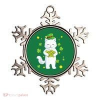 St Patrick's Day Cat Leprechaun Cat Lover Shamrock Ornament thumb 0