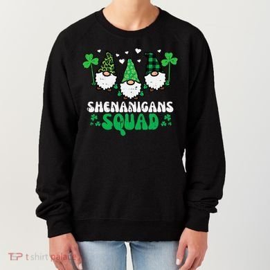 St Patricks Day Gnomes Shenanigans Squad Women's Sweatshirt