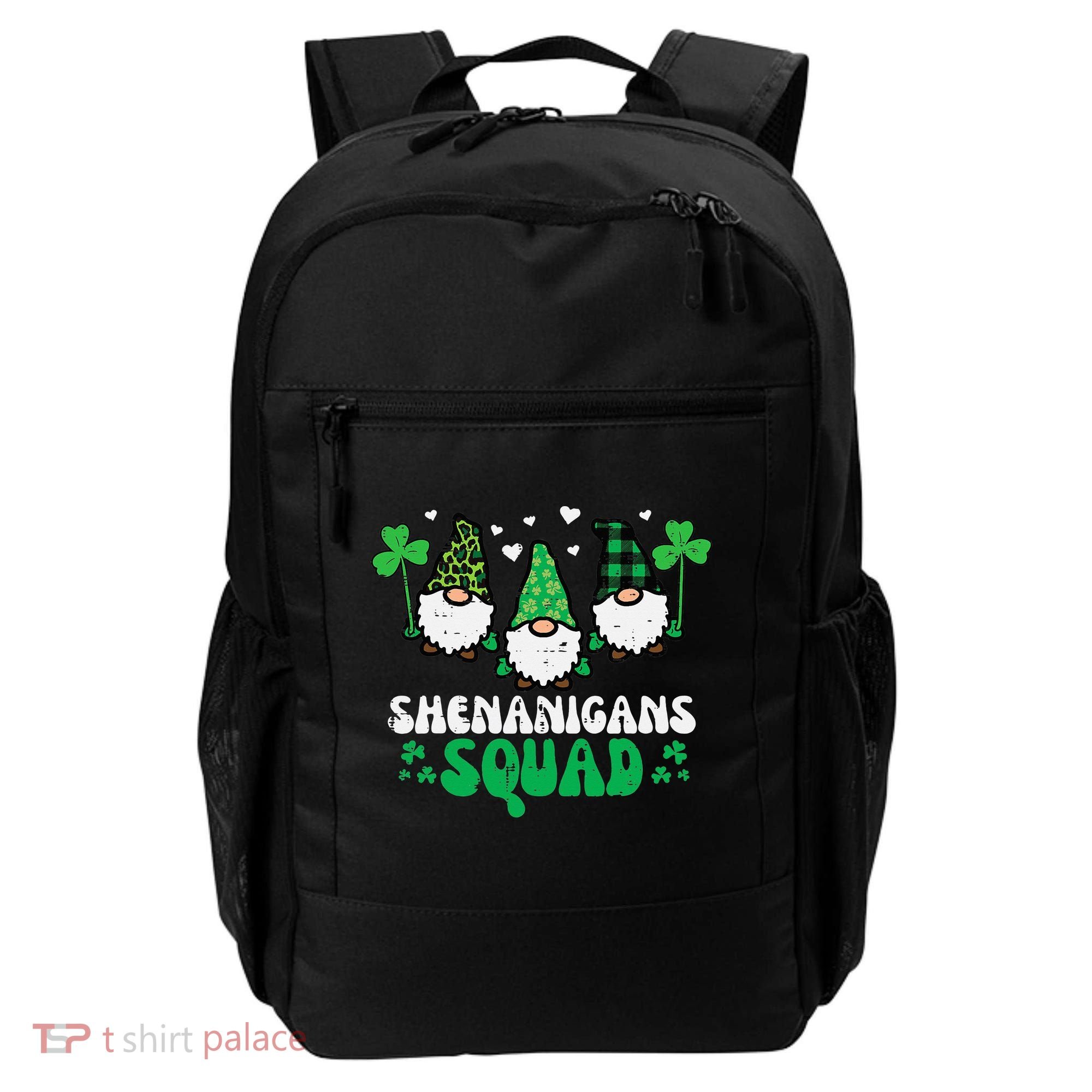 St Patricks Day Gnomes Shenanigans Squad Backpack