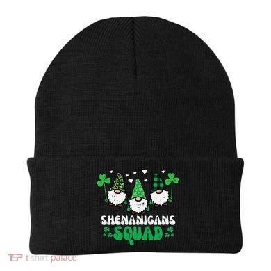 St Patricks Day Gnomes Shenanigans Squad Beanie