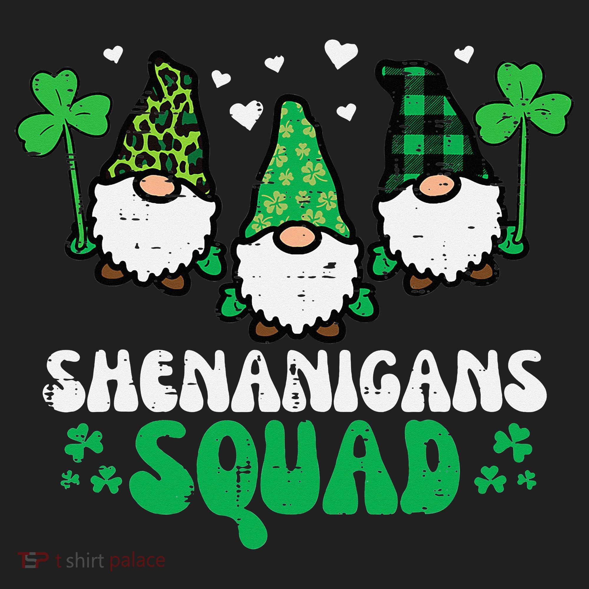 St Patricks Day Gnomes Shenanigans Squad Beanie