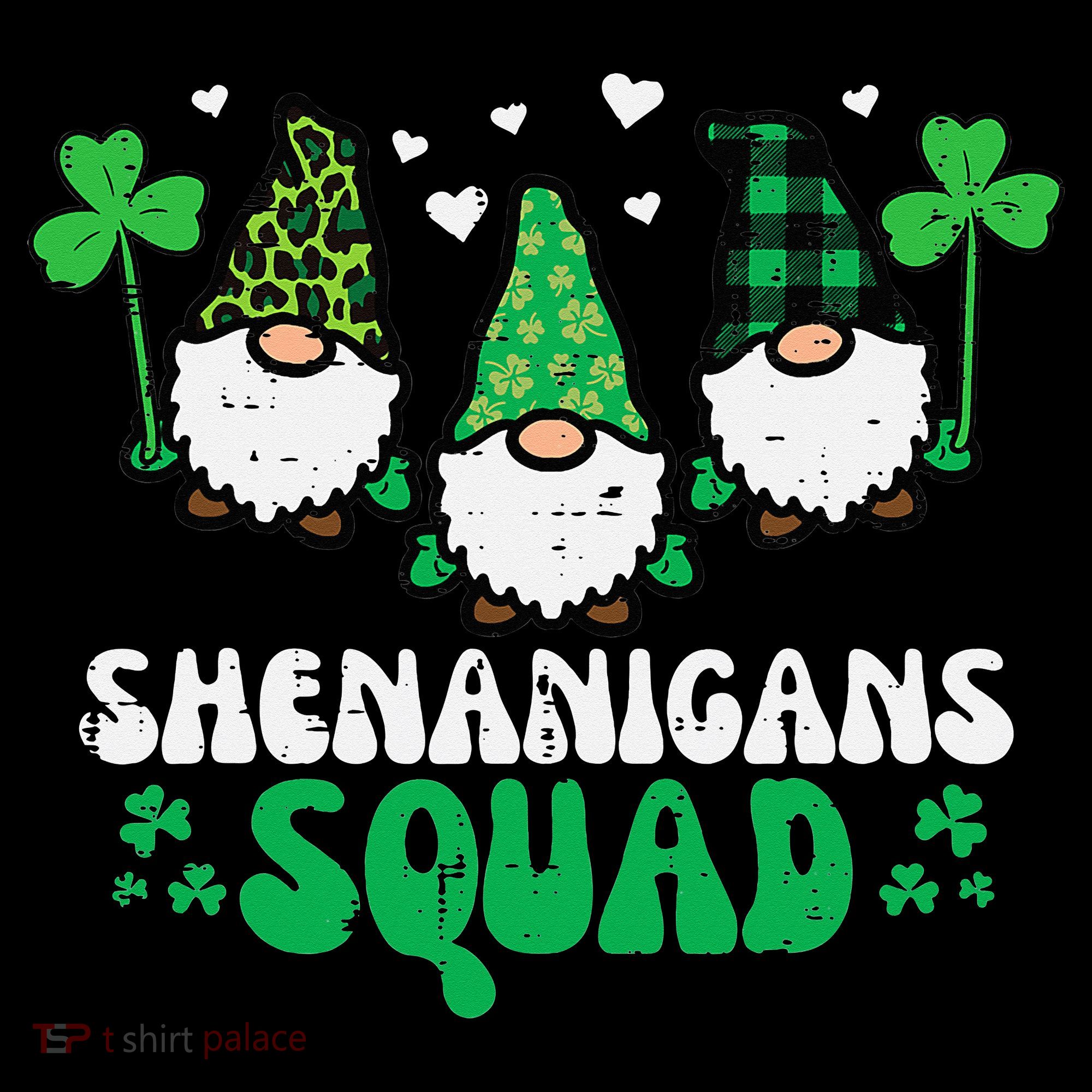 St Patricks Day Gnomes Shenanigans Squad Women's Hoodie
