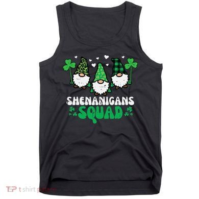 St Patricks Day Gnomes Shenanigans Squad Tank Top