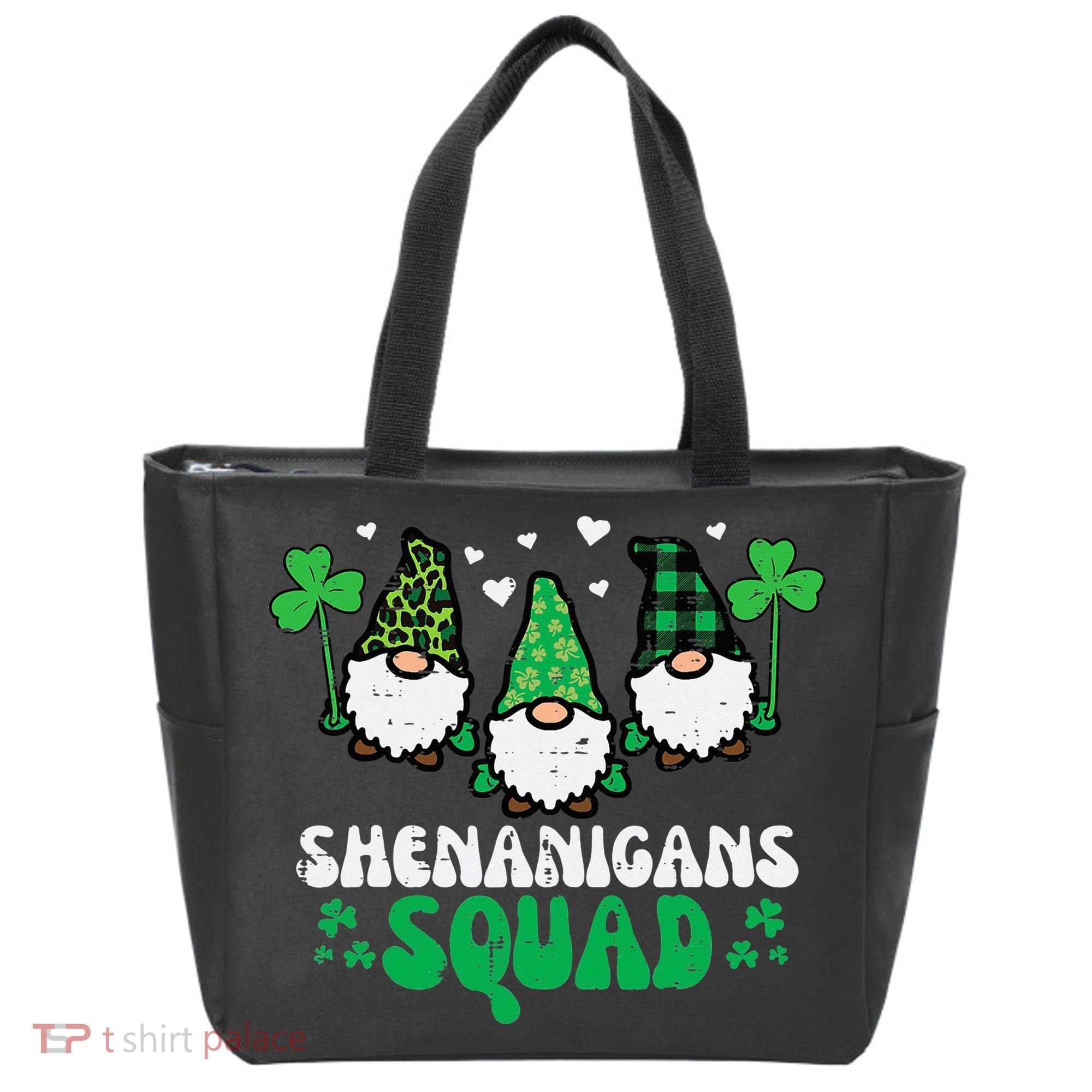 St Patricks Day Gnomes Shenanigans Squad Tote Bag