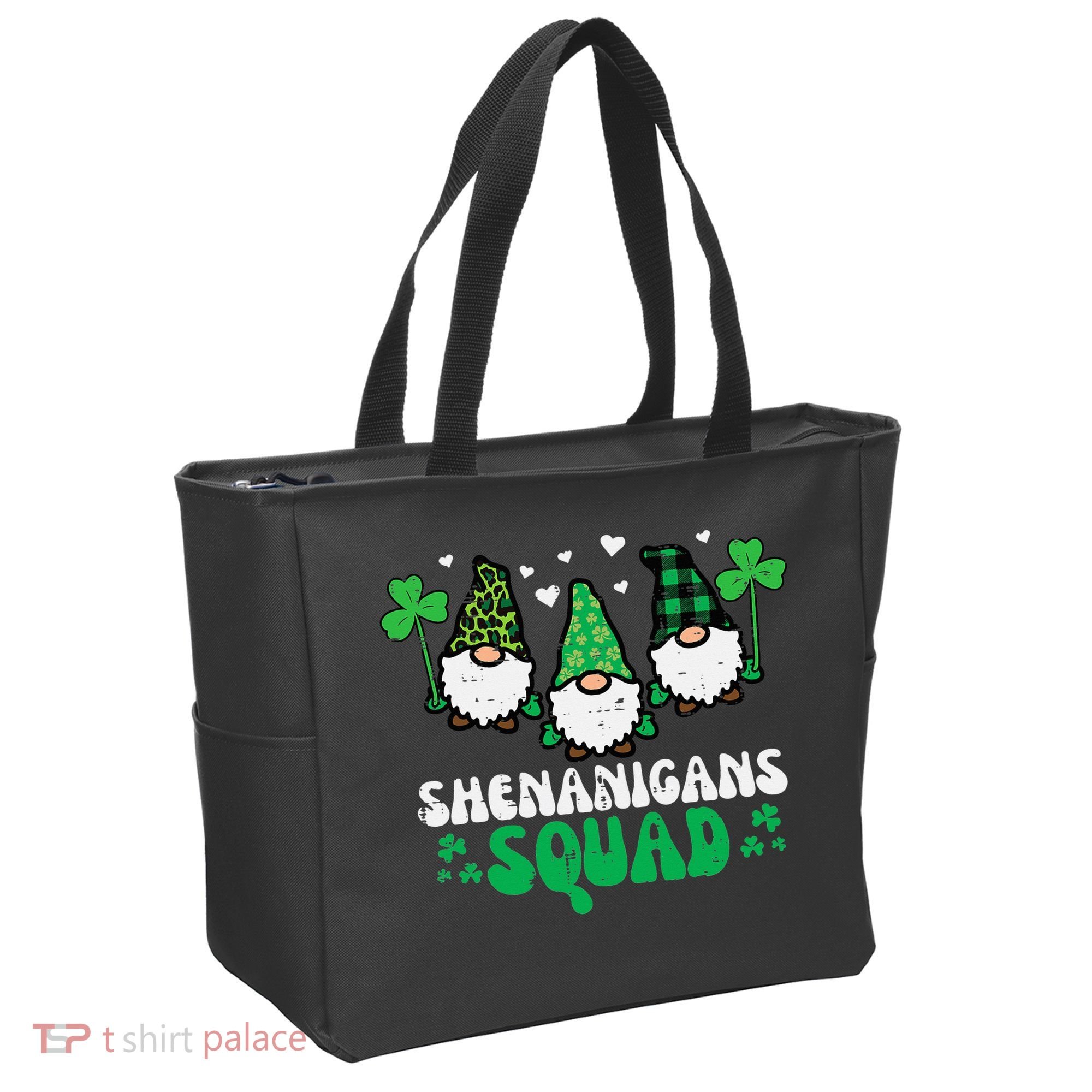 St Patricks Day Gnomes Shenanigans Squad Tote Bag