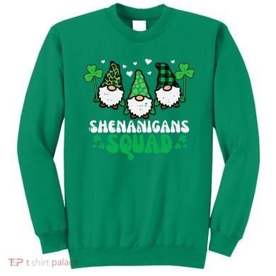 St Patricks Day Gnomes Shenanigans Squad Sweatshirt