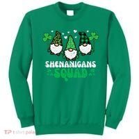 St Patricks Day Gnomes Shenanigans Squad Sweatshirt thumb 0