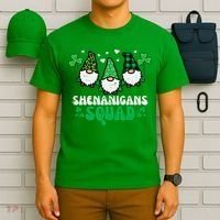 St Patricks Day Gnomes Shenanigans Squad T-Shirt thumb 6