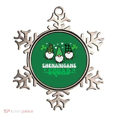 St Patricks Day Gnomes Shenanigans Squad Ornament