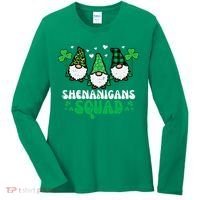 St Patricks Day Gnomes Shenanigans Squad Women's Long Sleeve Shirt thumb 0