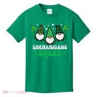 St Patricks Day Gnomes Shenanigans Squad Kids T-Shirt thumb 0