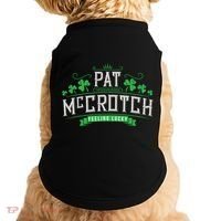 St Patricks Day, Funny St Patricks Day, Pat McCrotch Doggie Tank thumb 0
