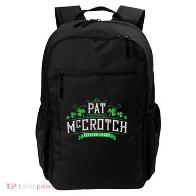 St Patricks Day, Funny St Patricks Day, Pat McCrotch Backpack