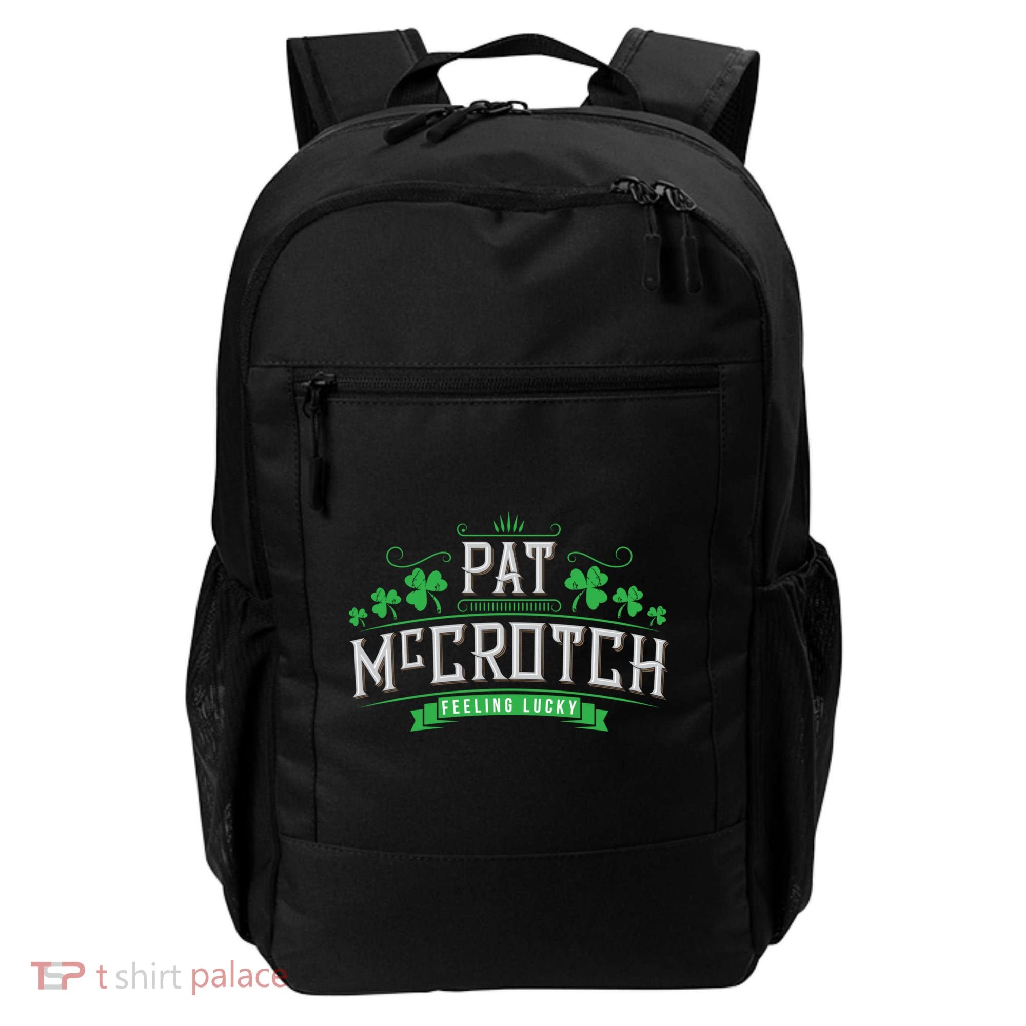 St Patricks Day, Funny St Patricks Day, Pat McCrotch Backpack