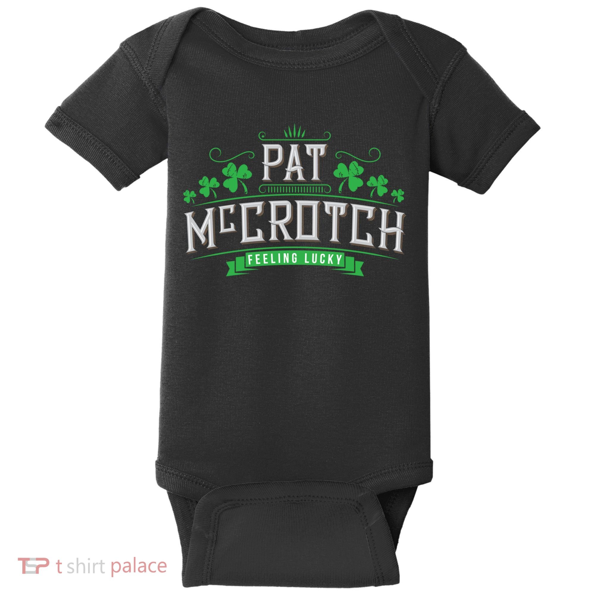 St Patricks Day, Funny St Patricks Day, Pat McCrotch Baby Bodysuit