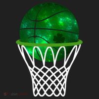 St Patricks Day Shamrock Basketball Irish Women's Sweatshirt thumb 2