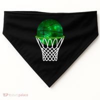St Patricks Day Shamrock Basketball Irish USA-Made Doggie Bandana thumb 0
