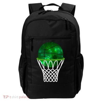 St Patricks Day Shamrock Basketball Irish Backpack