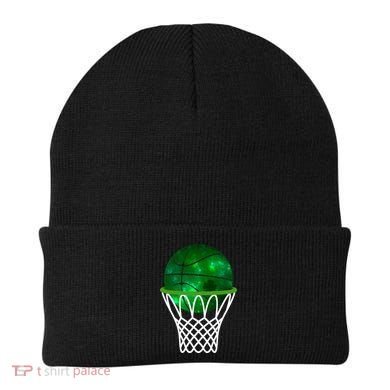 St Patricks Day Shamrock Basketball Irish Beanie