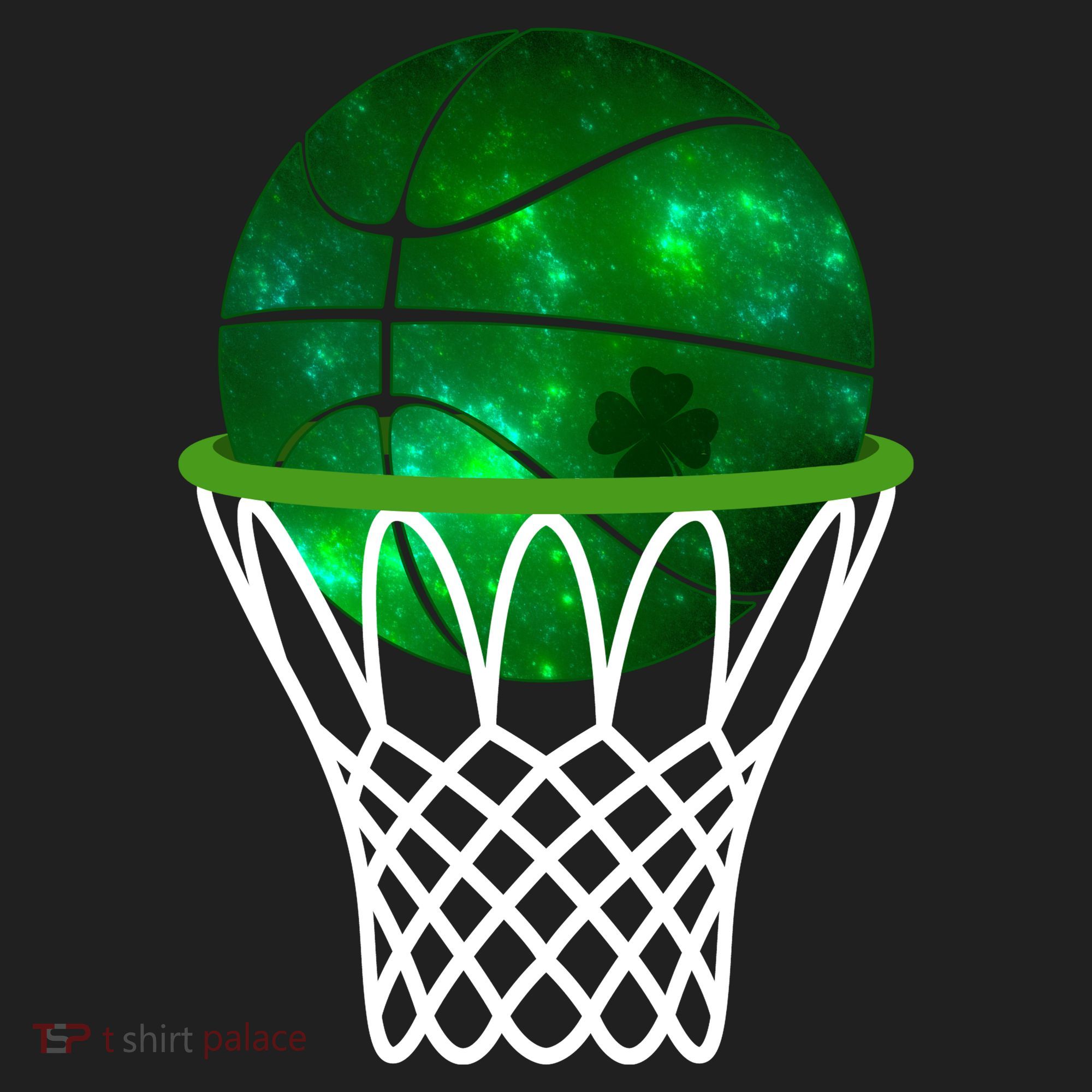 St Patricks Day Shamrock Basketball Irish Beanie