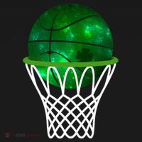 St Patricks Day Shamrock Basketball Irish Women's Hoodie thumb 2