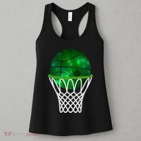 St Patricks Day Shamrock Basketball Irish Women's Tank Top thumb 3