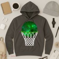 St Patricks Day Shamrock Basketball Irish Hoodie thumb 3