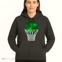 St Patricks Day Shamrock Basketball Irish Hoodie thumb 5