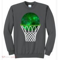 St Patricks Day Shamrock Basketball Irish Sweatshirt thumb 0