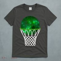 St Patricks Day Shamrock Basketball Irish T-Shirt thumb 5