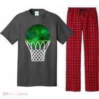 St Patricks Day Shamrock Basketball Irish Pajama Set thumb 0