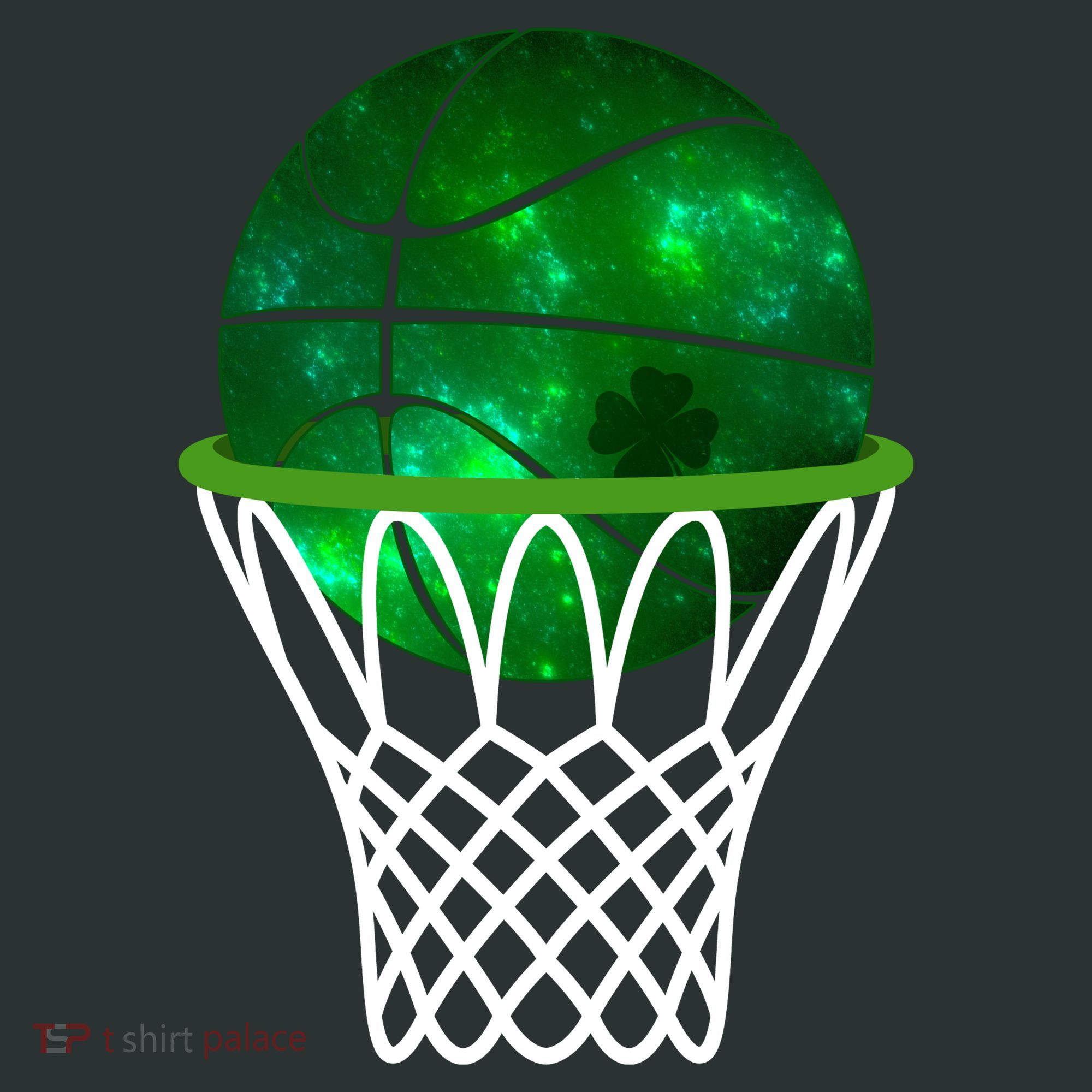 St Patricks Day Shamrock Basketball Irish Mousepad