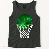 St Patricks Day Shamrock Basketball Irish Tank Top thumb 2