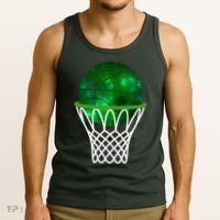 St Patricks Day Shamrock Basketball Irish Tank Top thumb 3