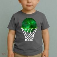 St Patricks Day Shamrock Basketball Irish Toddler T-Shirt thumb 2