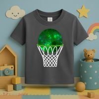 St Patricks Day Shamrock Basketball Irish Toddler T-Shirt thumb 3