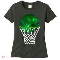 St Patricks Day Shamrock Basketball Irish Women's T-Shirt thumb 0