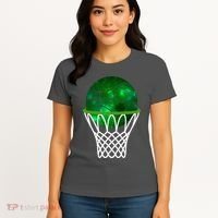 St Patricks Day Shamrock Basketball Irish Women's T-Shirt thumb 4