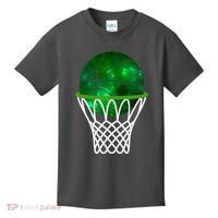 St Patricks Day Shamrock Basketball Irish Kids T-Shirt thumb 0