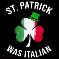 St Patricks Day, St Patrick Was Italian, Irish Shamrock Women's Hoodie thumb 2