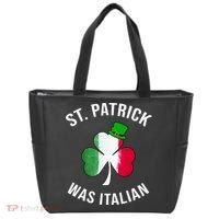 St Patricks Day, St Patrick Was Italian, Irish Shamrock Tote Bag thumb 0